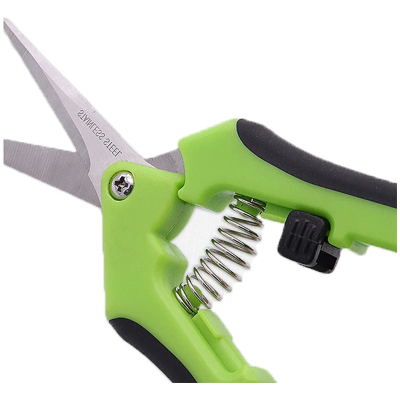 6.5 Inch Gardening Scissors Hand Pruner — Stainless Steel Blades