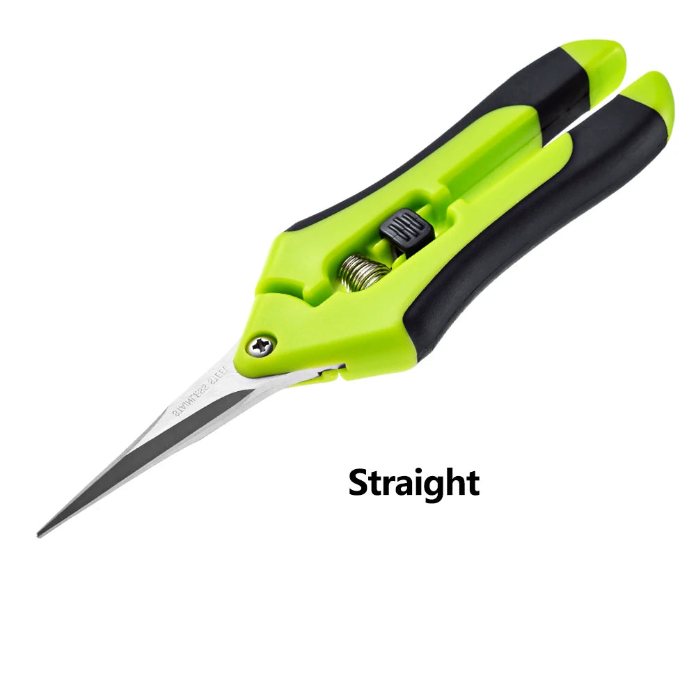 6.5 Inch Gardening Scissors Hand Pruner — Stainless Steel Blades