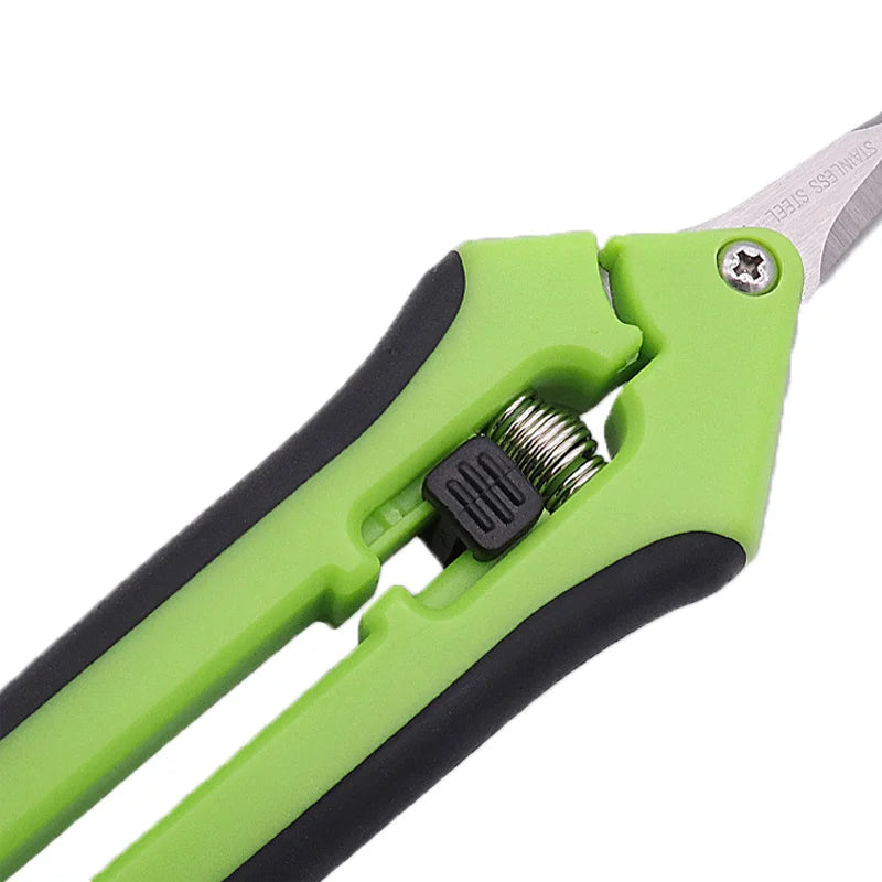 6.5 Inch Gardening Scissors Hand Pruner — Stainless Steel Blades