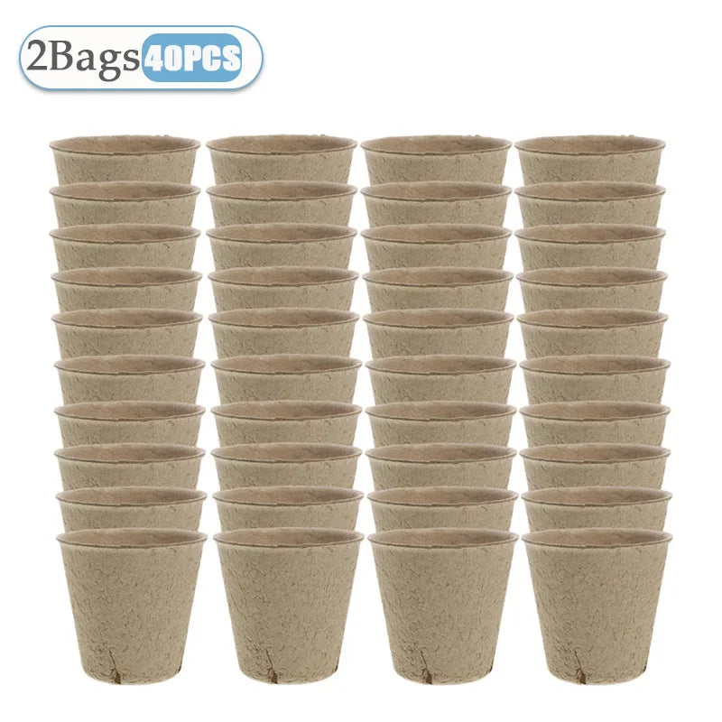Biodegradable Seed Nursery Cups — Eco-Friendly Plant Starter Pots