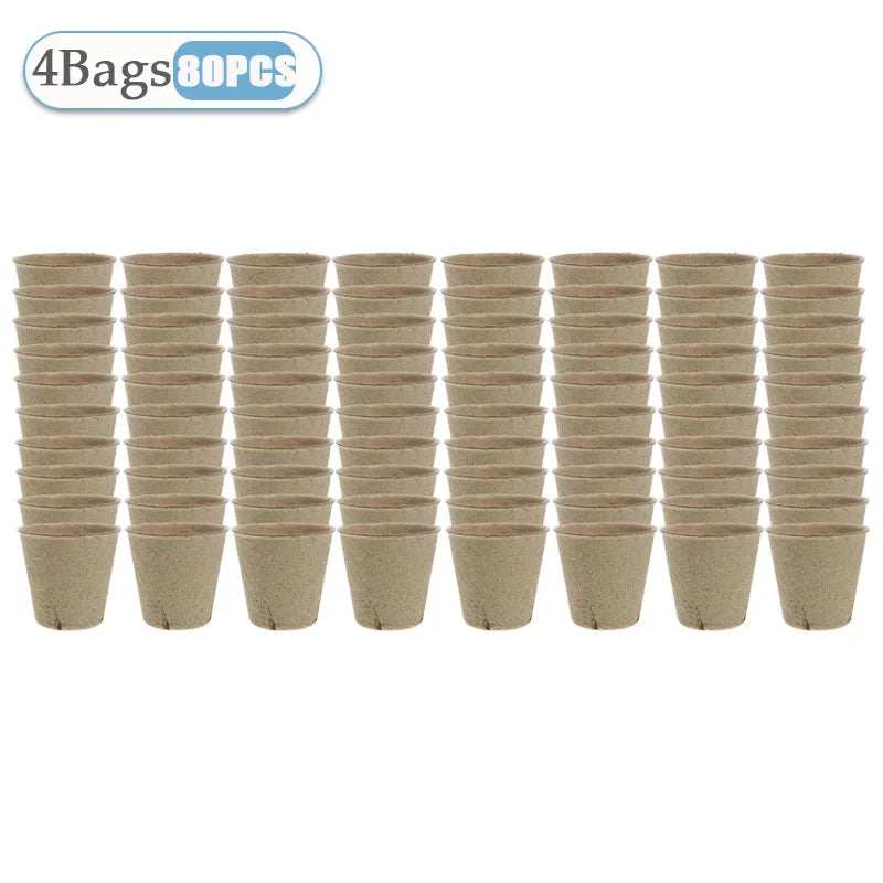 Biodegradable Seed Nursery Cups — Eco-Friendly Plant Starter Pots