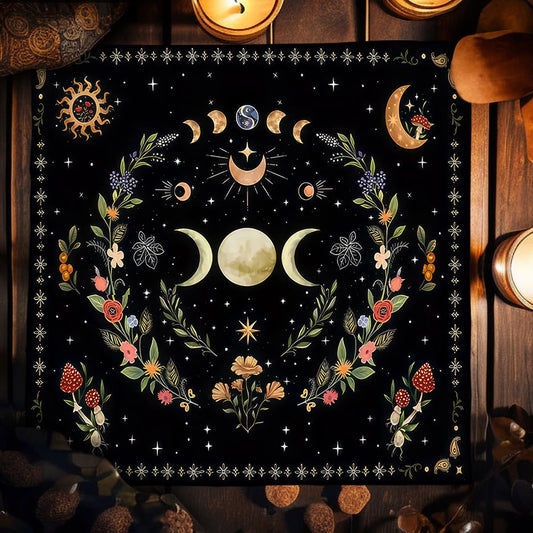 Tree of Life Tarot Card Tablecloth — Divination & Altar Mat