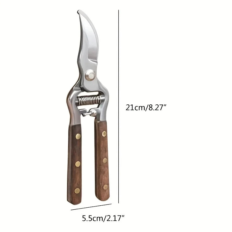 Classic Garden Pruning Shears — High Carbon Steel Blades