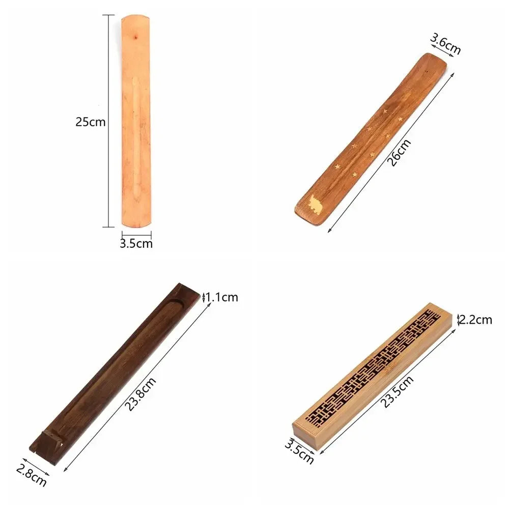 Handcrafted Buddhist Incense Holder — Aromatherapy Joss-Stick Censer & Ash Catcher