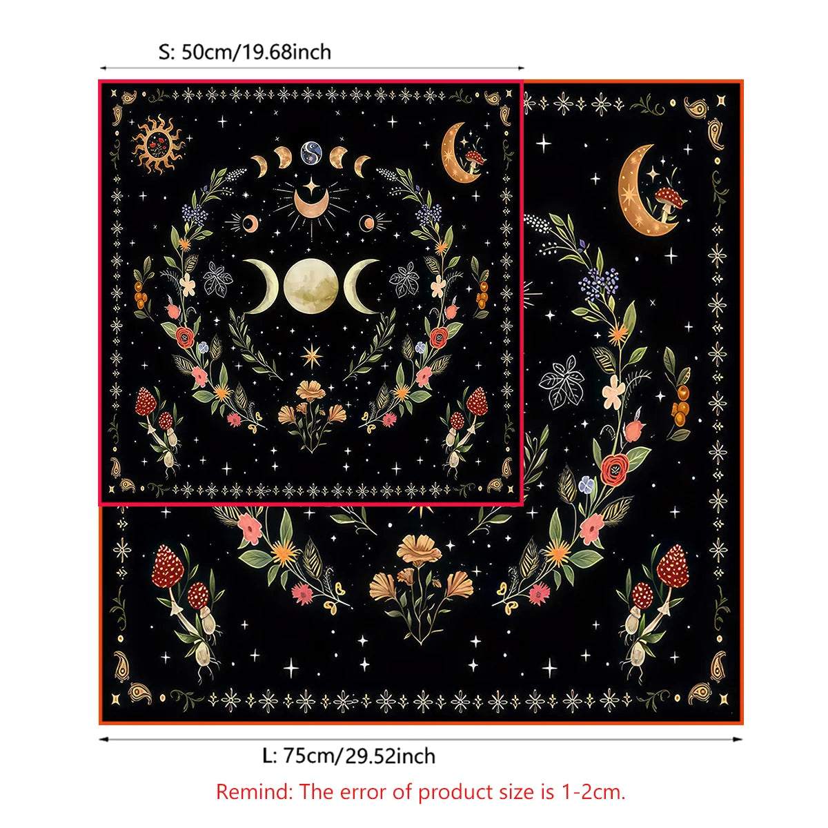 Tree of Life Tarot Card Tablecloth — Divination & Altar Mat