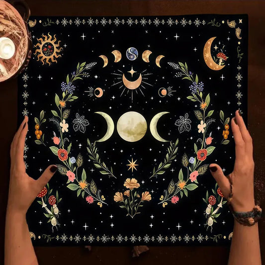 Tree of Life Tarot Card Tablecloth — Divination & Altar Mat