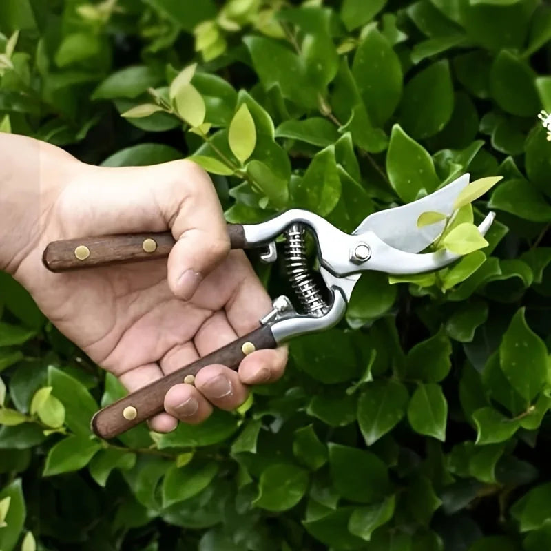Classic Garden Pruning Shears — High Carbon Steel Blades
