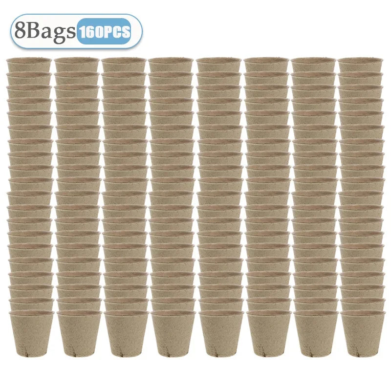 Biodegradable Seed Nursery Cups — Eco-Friendly Plant Starter Pots